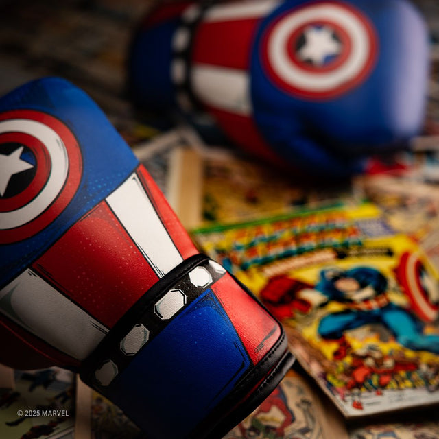 Guantes de boxeo Hayabusa Captain America – Rojo/Blanco/Azul