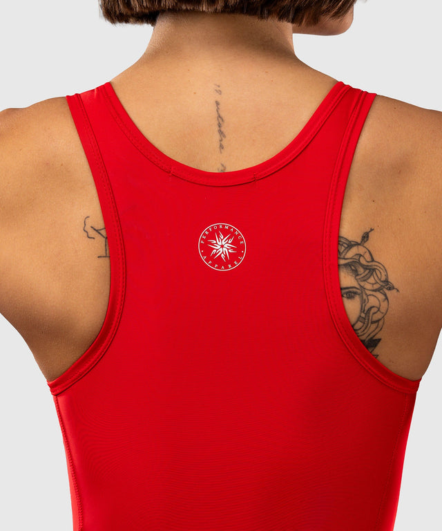 Venum Challenger Worstelsinglet Dames - Rood