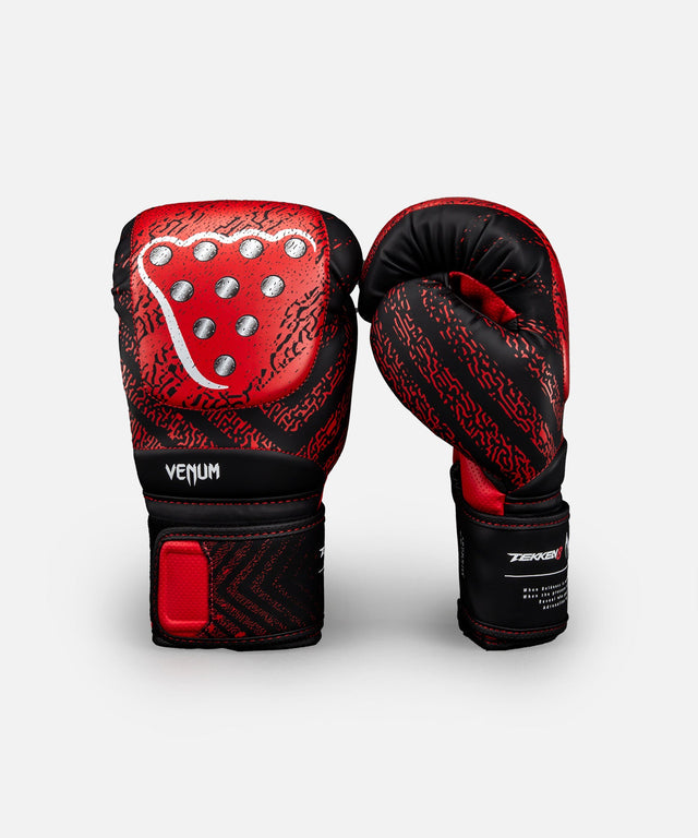 Guantes de boxeo Venum TEKKEN 8 Kazuya – Rojo/Negro – foto 1