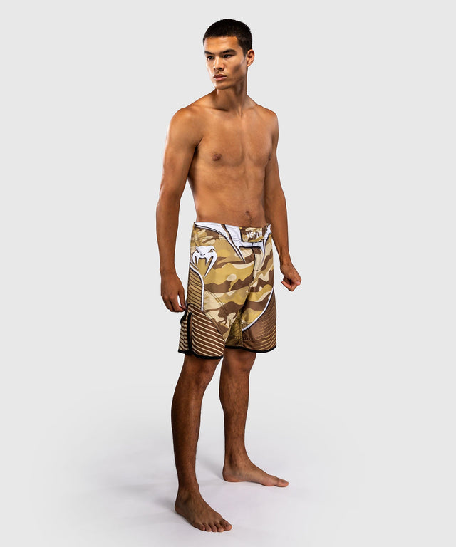 Venum MMA Shorts Camo Hero – Light Beige/Brown