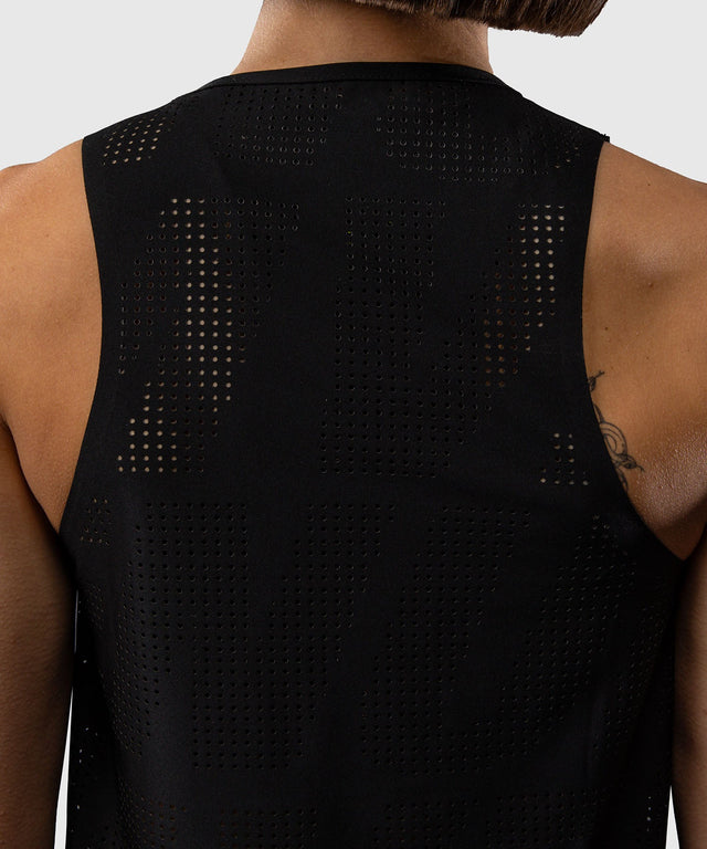 Venum Tank Top Lazer Dry Tech Damen – Schwarz/Gelb