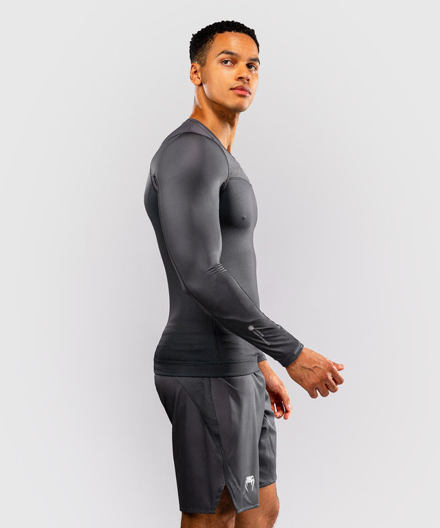 Venum Rashguard G-Fit Scale Lange Mouwen - Grijs