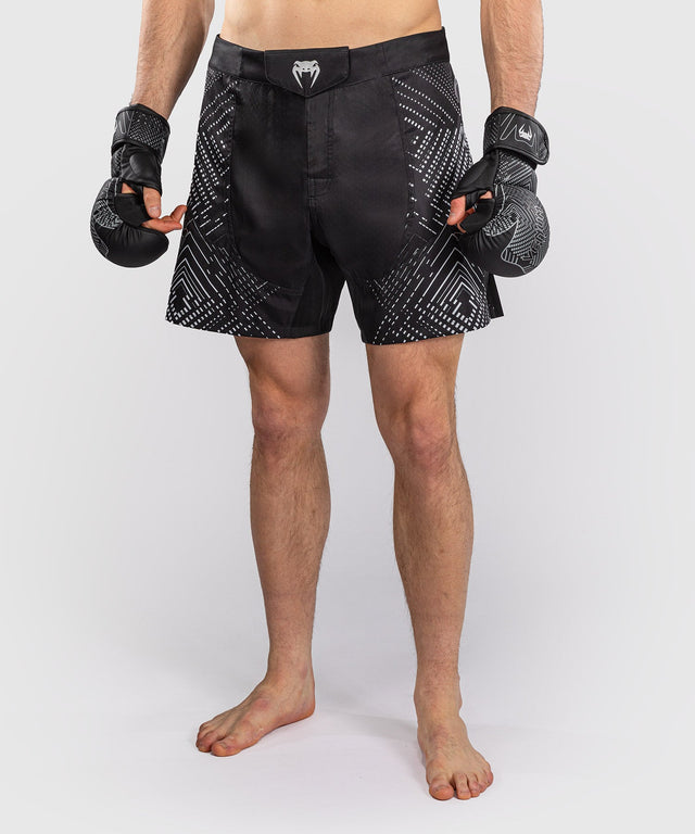 Venum MMA-Shorts Midnight Fury – Schwarz/Grau/Silber