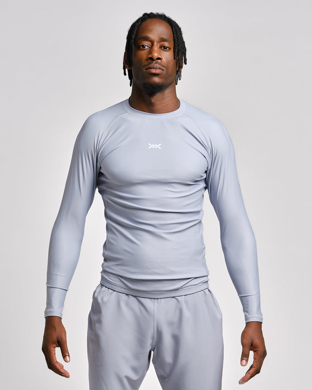 Caged Tactical Rashguard Lange Ärmel – Gunmetal Grey