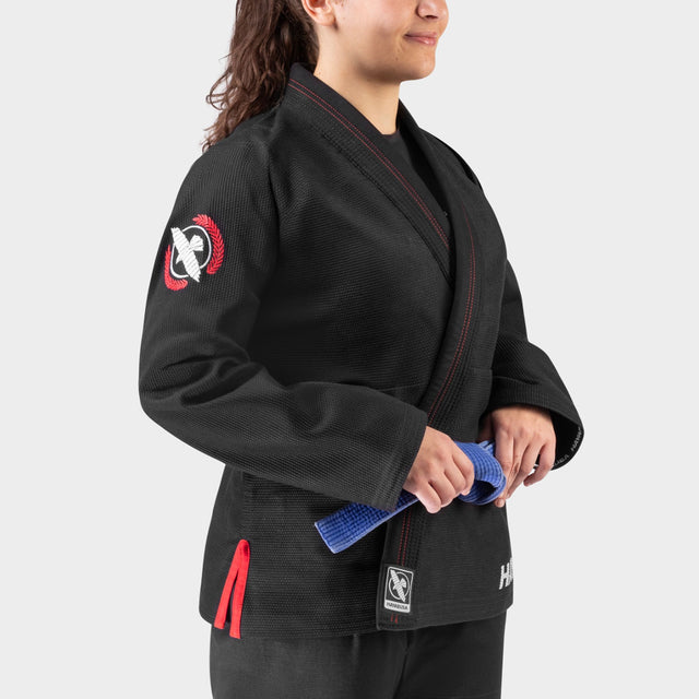 Hayabusa BJJ-Gi Jas Valor Lightweight Damen – Schwarz
