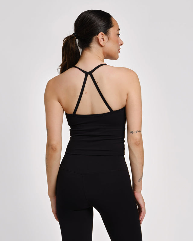 Caged Aspire Tanktop – Schwarz