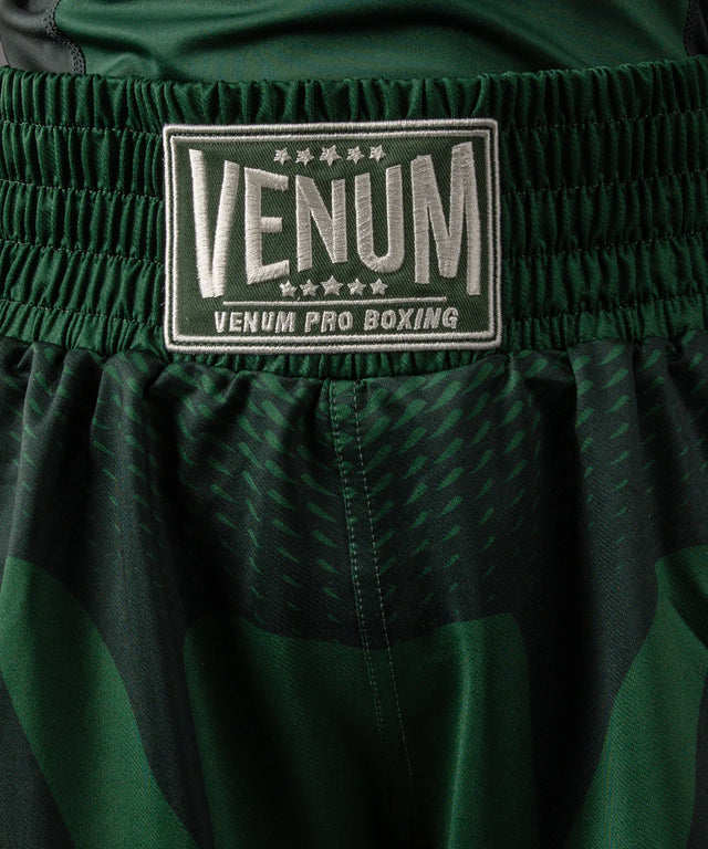 Pantaloncini da boxe Venum Attack Bambini – Verde/Bianco sporco