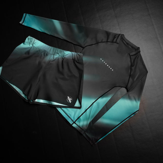 Hayabusa Rashguard Apex Nova Lange Ärmel Damen – Türkis