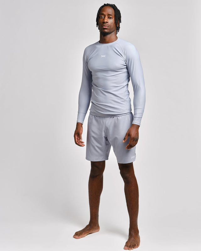 Caged Tactical Rashguard Lange Ärmel – Gunmetal Grey