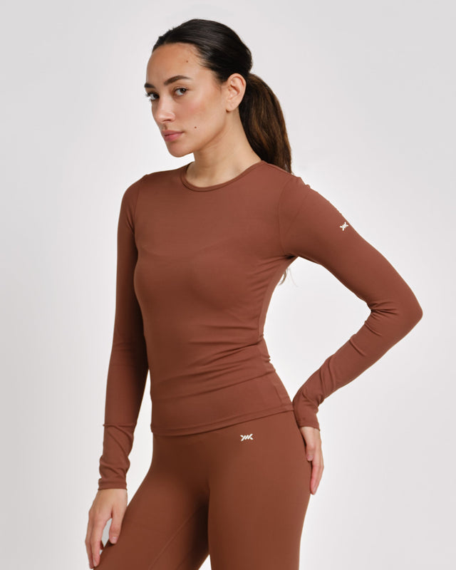 Caged Long Sleeves Aspire - Mocha
