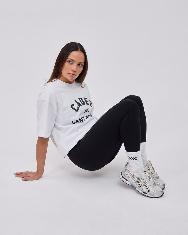 Caged Club T-shirt - Blanc