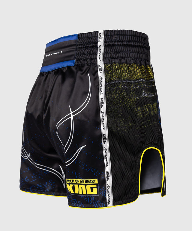 Pantalones de Muay Thai Venum x TEKKEN 8 King – Negro/Amarillo