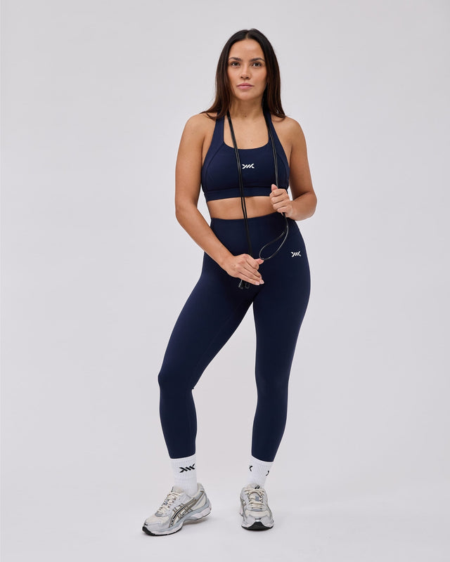 Leggings Caged Essential – Azul marino