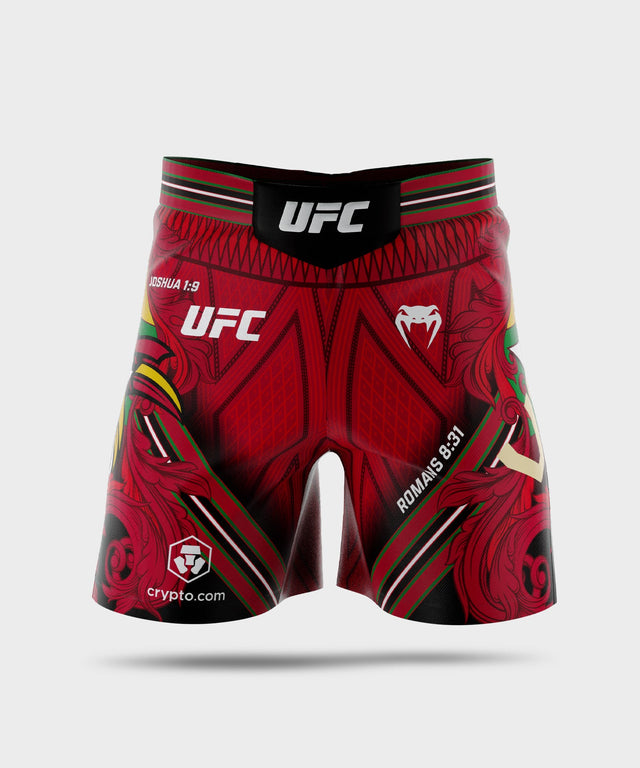 Shorts de MMA Venum UFC Adrenaline Unrivaled Josh Van – Rouge