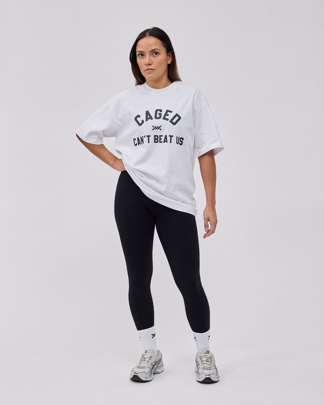 Caged Club T-shirt - Blanc