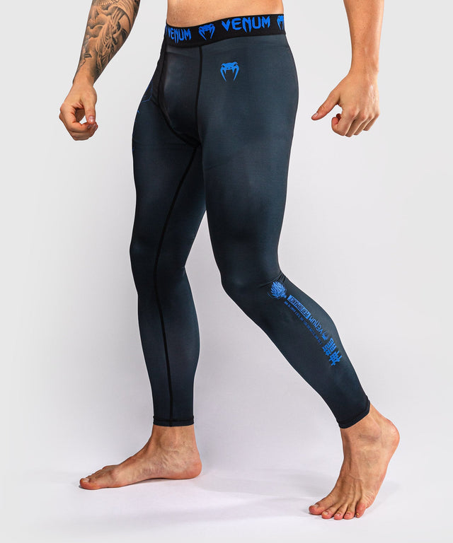 Venum Compression shorts Thunder Dragon – Black/Royal blue
