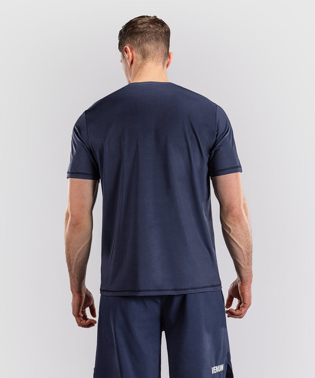 Camiseta Venum Classic Dry Tech – Azul marino/Blanco