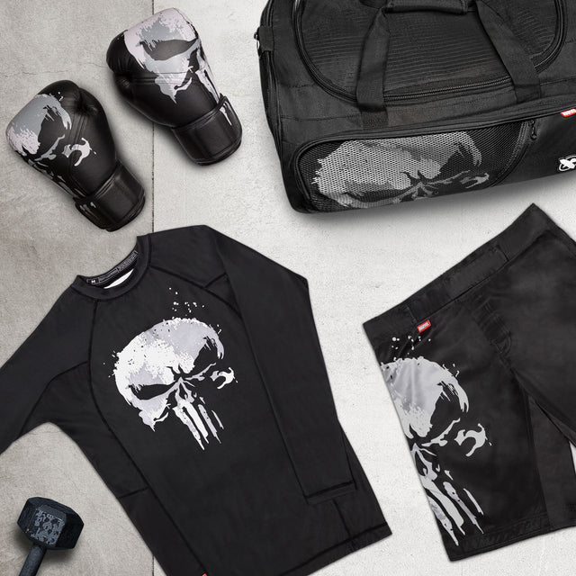 Pantalones de MMA Marvel The Punisher – Negro