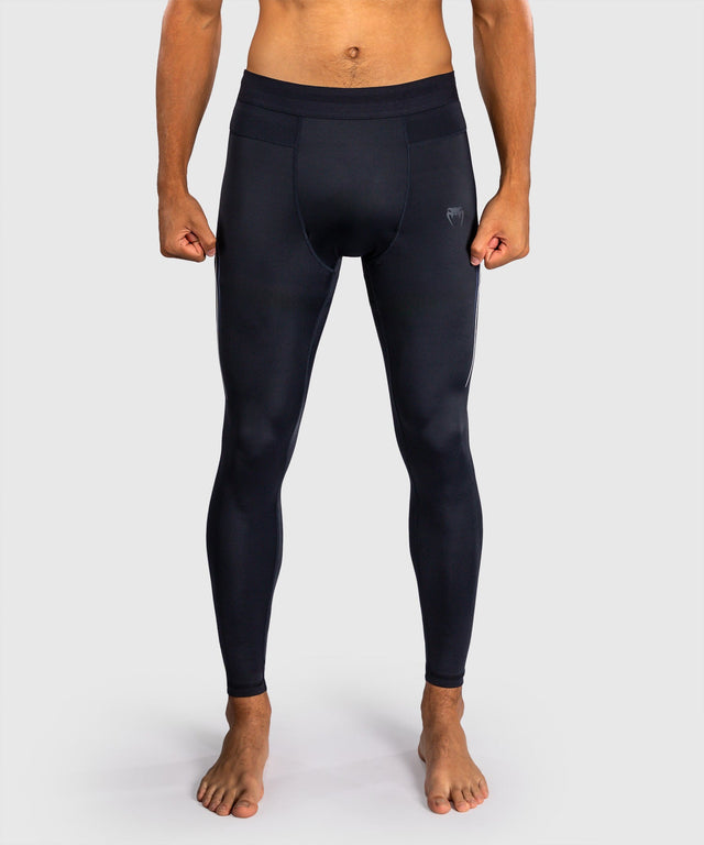 Shorts de compression Venum G-Core – Bleu marine/Blanc