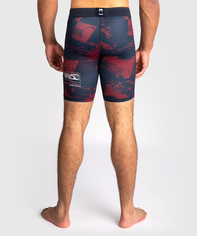Pantalones de MMA Venum UFC Zenith – Azul marino/Burdeos/Plata