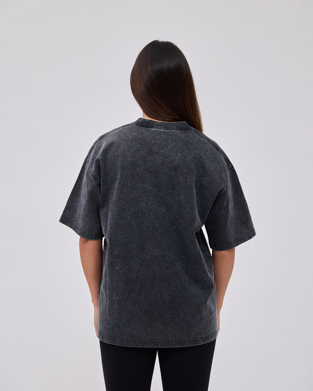 Caged Club T-shirt - Washed Black