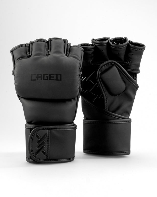 Caged MMA handschoenen Shadow - Mat Zwart