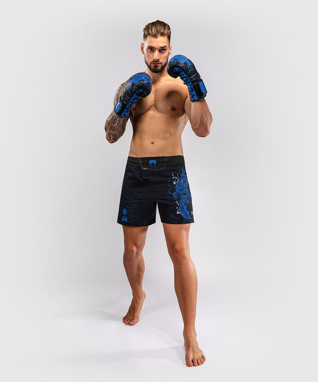 Pantalones de MMA Venum Thunder Dragon – Negro/Azul Real