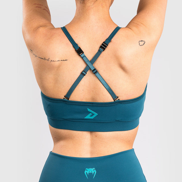 Venum x Demi Sport-BH Damen – Azurblau