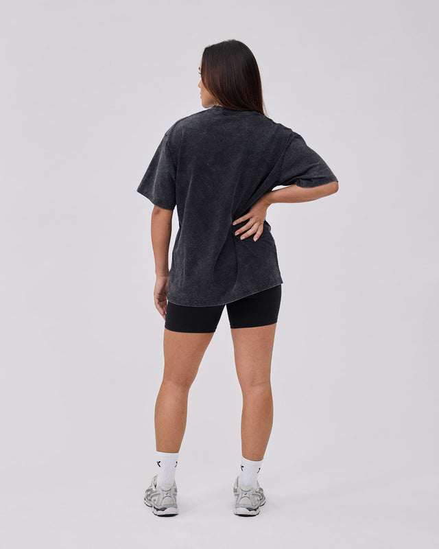 Caged Club T-shirt - Washed Black
