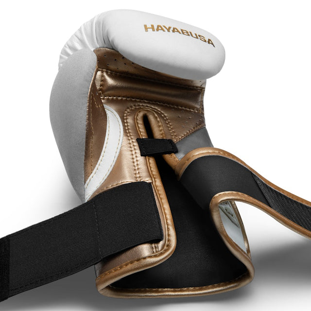 Gants de boxe Hayabusa T3 – Enfant – Blanc/Or