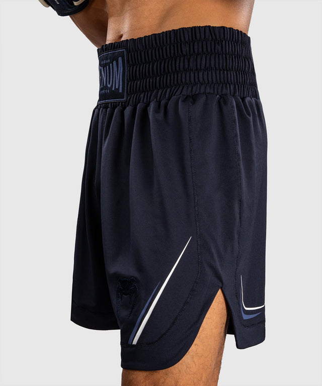 Shorts de boxe Venum G-Core – Bleu marine/Blanc