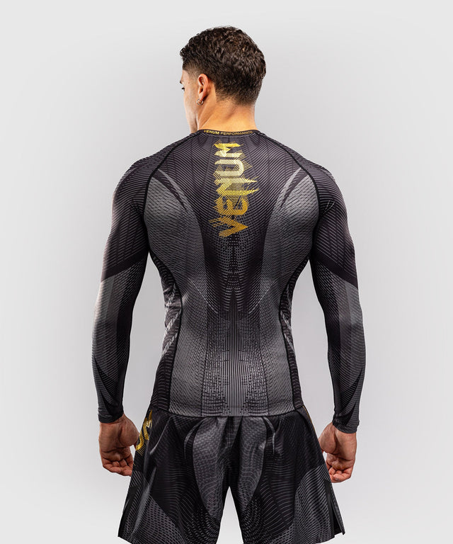 Rashguard Venum Galactic 3.0 Manga Larga – Negro/Oro