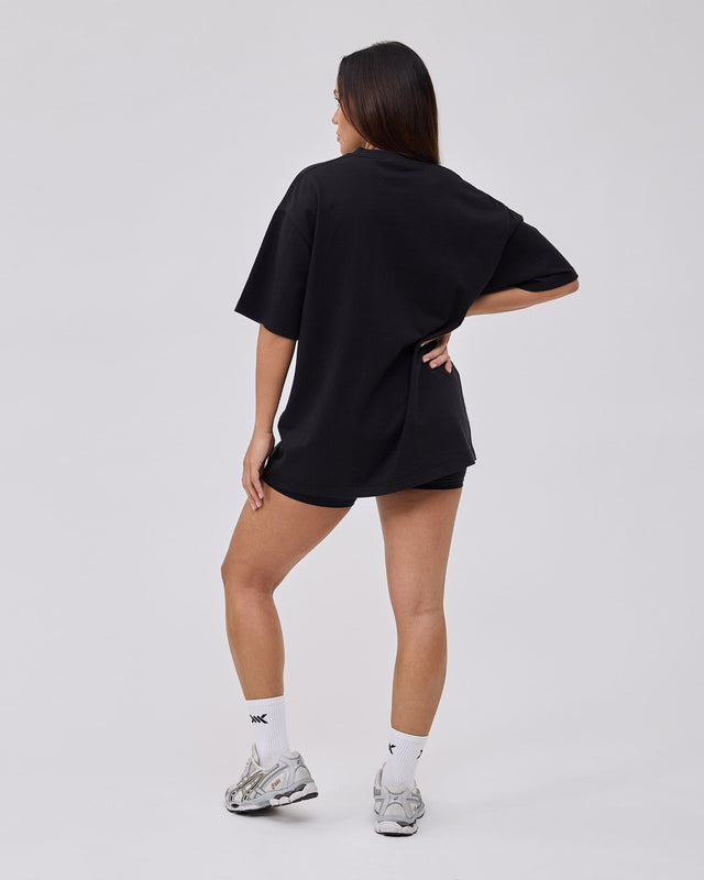 T-shirt Caged Club – Nero
