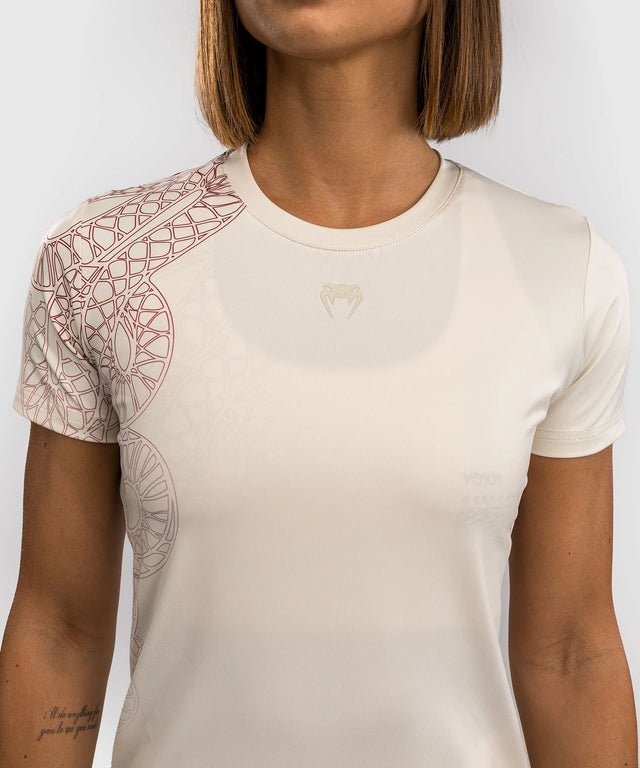 T-shirt Venum Dames Dry Tech Serpenti – Avorio