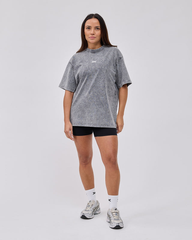 Caged Classic T-Shirt – Washed Grau