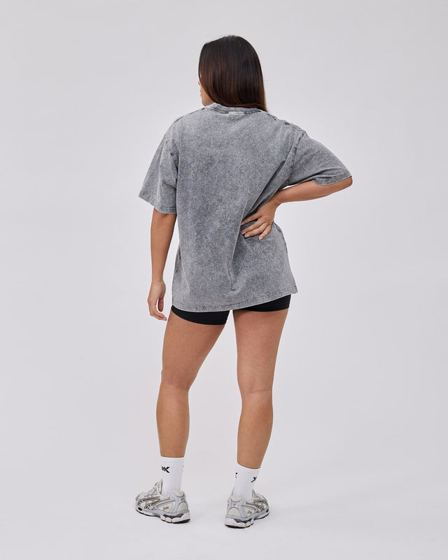Caged Classic T-Shirt – Washed Grau