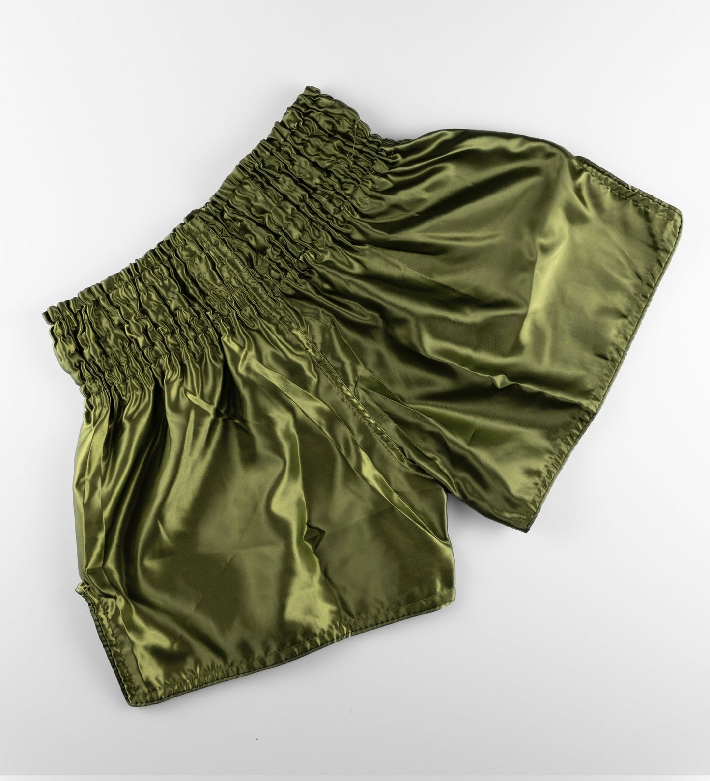 Short de Muay-Thaï Caged Shadow - Vert kaki/Noir