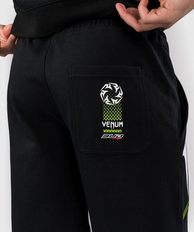 Pantalones de Venum x Bud Racing – Negro/Blanco/Verde lima