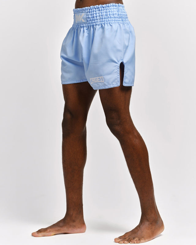 Pantalones de Muay Thai Caged Classic – Azul claro