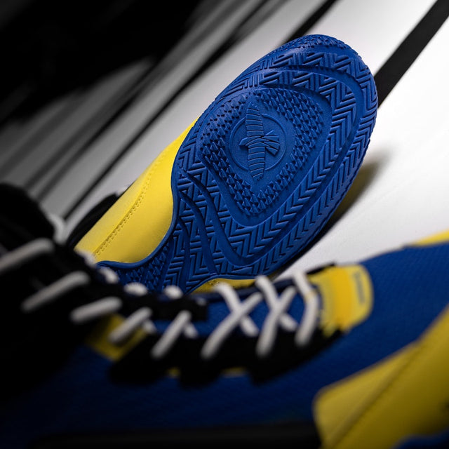Chaussures de boxe Hayabusa Talon – Bleu/Jaune