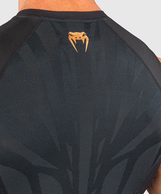 Venum Rashguard G-Fit Revolution Uden ærmer – Sort/Kobber