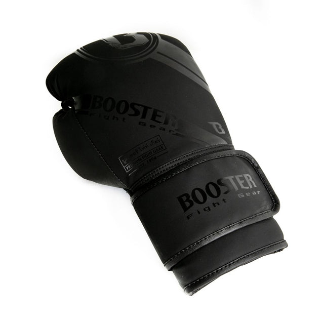 Gants de boxe Booster Premium Striker – Noir/Noir