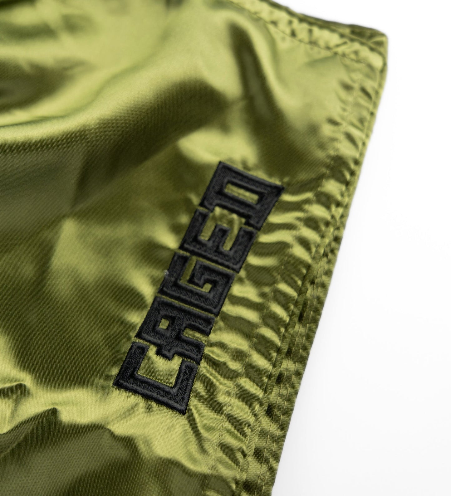Short de Muay-Thaï Caged Shadow - Vert kaki/Noir