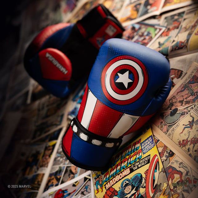 Guantes de boxeo Hayabusa Captain America – Rojo/Blanco/Azul