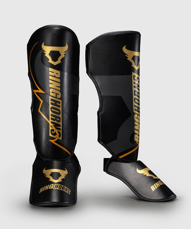 Ringhorns Charger Shin Guards – Black/Gold