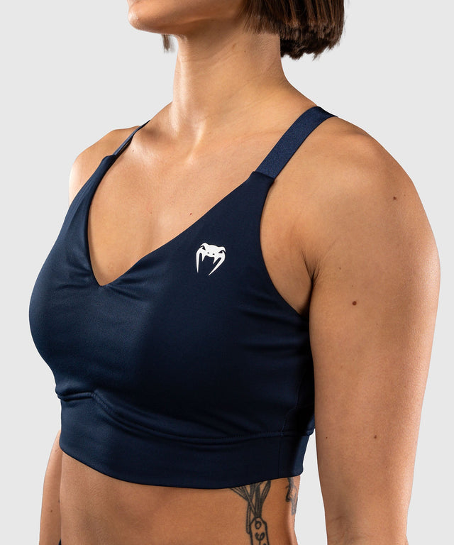 Reggiseno sportivo Venum Sculpt Shape da donna – Blu navy