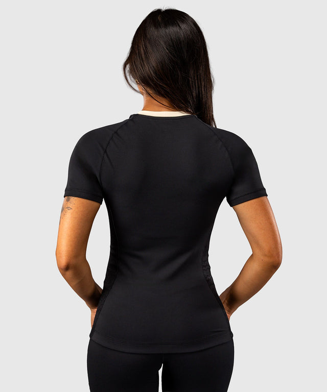Rashguard Venum Viper manches courtes femme – Noir