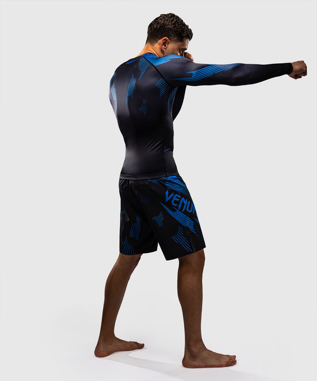 Venum Rashguard No-Gi 6.0 Long Sleeves – Black/Blue