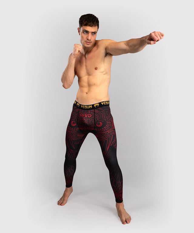 Venum Spats Quetzal Fury - Schwarz/Rot
