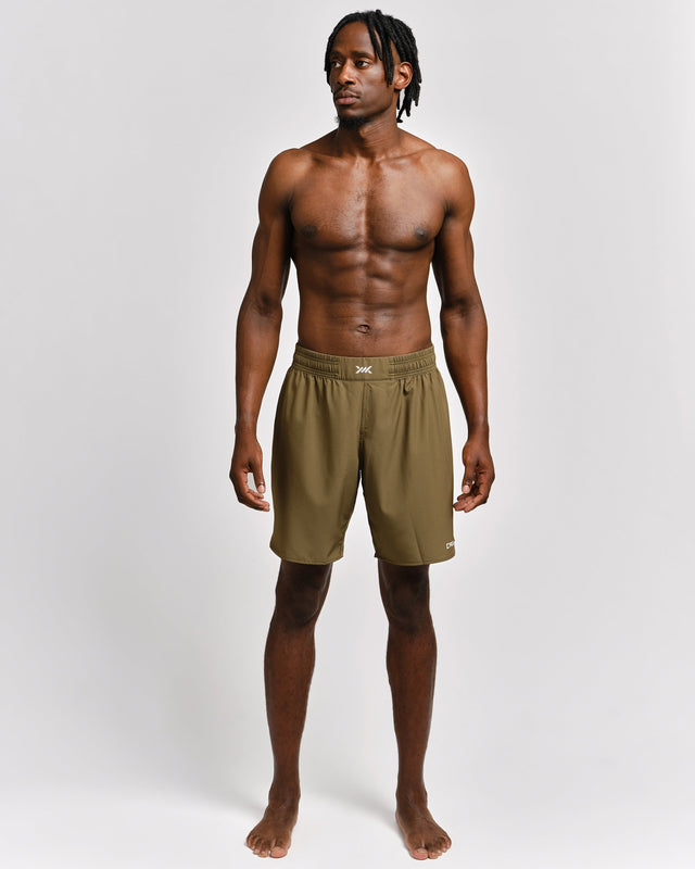 Caged MMA Shorts Tactical - Army Green